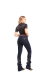 Imagem do Calça Feminina West Tuff Flare Cos Alto Brilhos Ramos lateral em Pedrarias c/ Elastano.