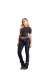 Calça Feminina West Tuff Flare Cos Alto Brilhos Ramos lateral em Pedrarias c/ Elastano. na internet