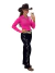 Calça Feminina West Tuff Flare Cos Alto Brilhos Ramos lateral em Pedrarias c/ Elastano. - loja online