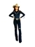 Calça Feminina West Tuff Flare Cos Alto Rasgada c/ Elastano.