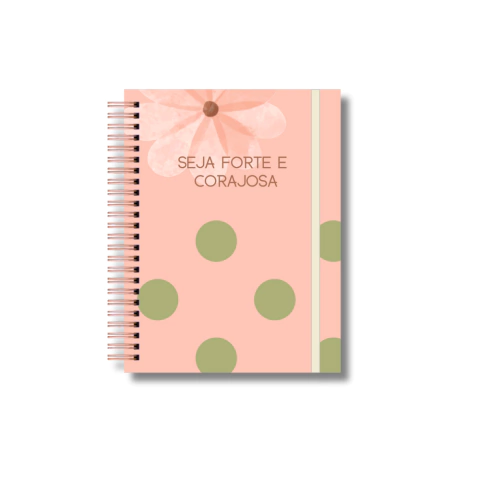 Caderno Pautado A5 Forte e Corajosa Poá - comprar online