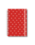 Caderno Pautado A5 Colors Vermelho