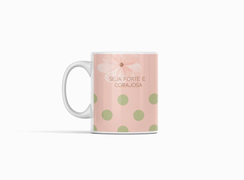 Caneca Forte e Corajosa Poá - comprar online