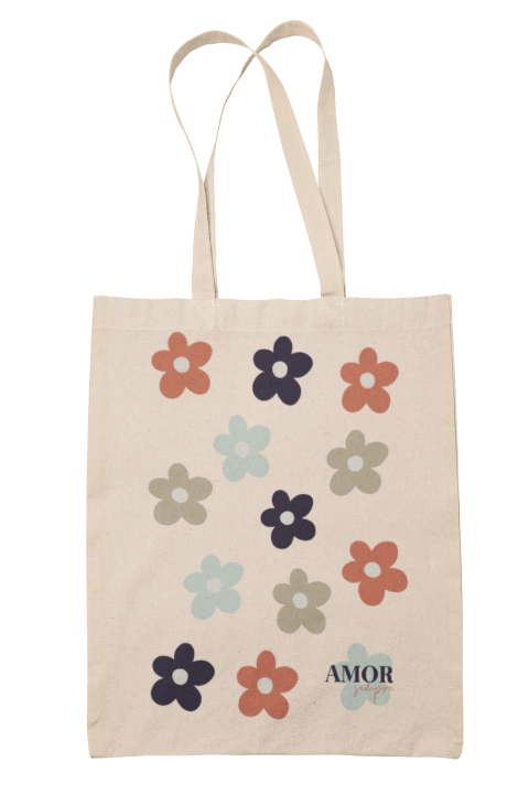 Ecobag Amor Sempre Margaridas - comprar online