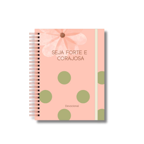 Planner Devocional Forte e Corajosa Poá - comprar online