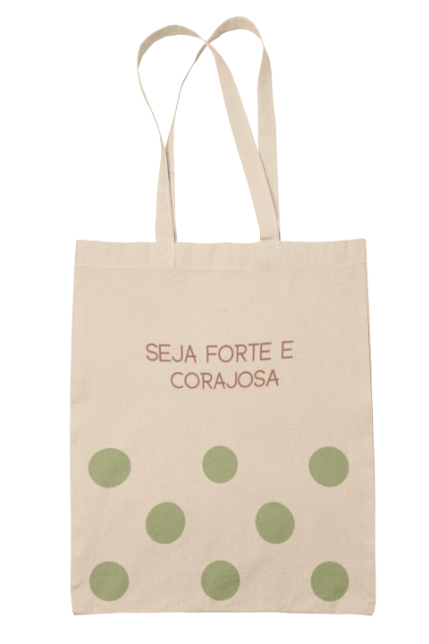 Ecobag e Forte e Corajosa Poá - comprar online