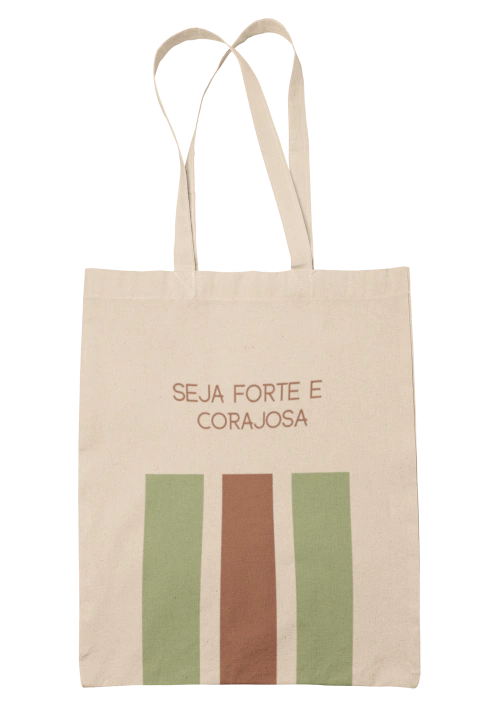 Ecobag e Forte e Corajosa Oliva - comprar online