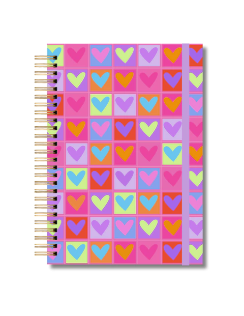 Caderno Pautado A5 Multicores Neon Spring