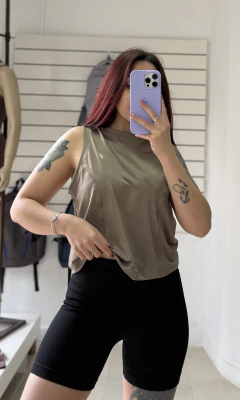 Musculosa Lilo lycra choco