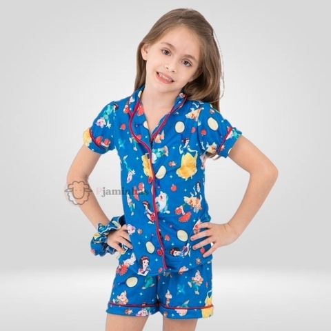 Pjaminhas Branca de neve infantil