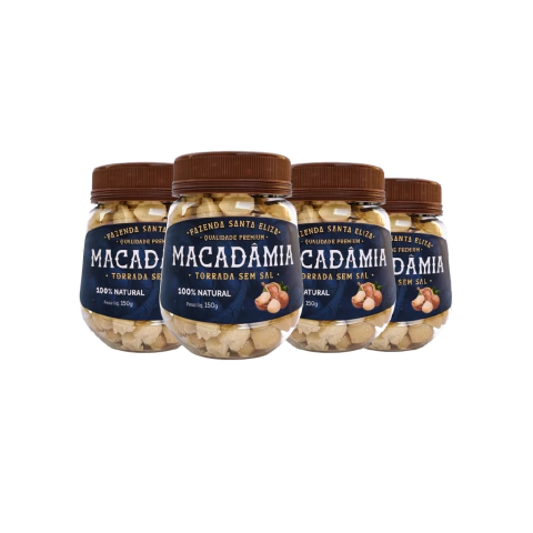 Combo 4 Macadâmias sem Sal - comprar online