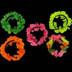 Imagen de VINCHAS X 20 FLORES HAWAIANAS CON LUZ LED