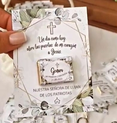 Souvenir tarjeta con chocolate cumpleaños - comprar online