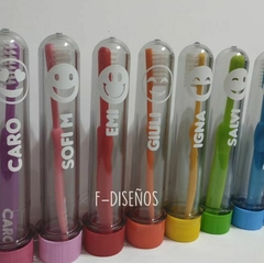 Souvenir Tubo con Cepillo personalizado - F-Diseños 
