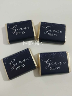 50 Chocolates personalizados 15 AÑOS - comprar online