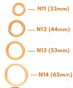 ARGOLLAS DE MADERA N° 11x 50 - comprar online