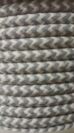 CORDON DE ALGODÓN PREMIUM 7 MM ESPIGA GRIS/NAT - comprar online