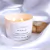 fotos de velas aromaticas quartzo cristal e chá branco soulua lab