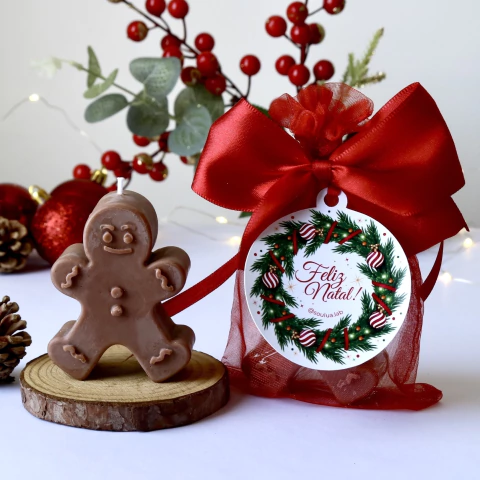 Vela Aromática Especial de Natal - Biscoito Gingerbread - comprar online