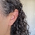 Piercing de Prata Zircônia Quadrada - comprar online