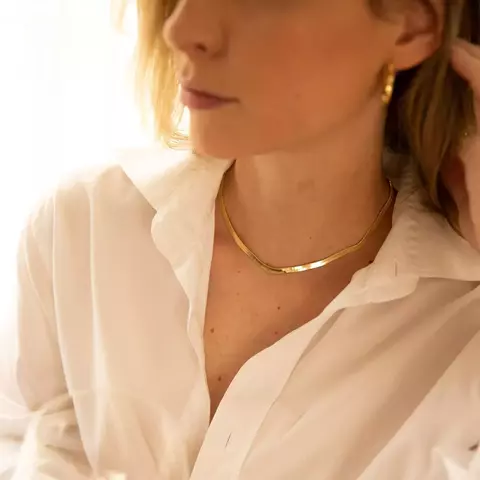 CHOCKER FITA ESPELHADA