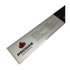 Etiqueta Membrana Adesivo para Forno Progás Prp-004 Plus