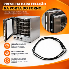 BORRACHA VEDAÇÃO SILICONE P/ FORNO TITÃ 4 ASSADEIRAS - loja online