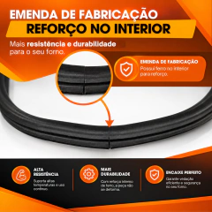 BORRACHA VEDAÇÃO SILICONE P/ FORNO TITÃ 4 ASSADEIRAS na internet