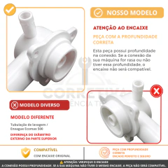 TUBULAÇAO DE ENTRADA DE ÁGUA LAVA LOUÇAS ECOMAX 500 HOBART - comprar online