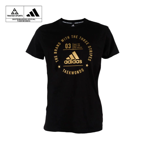 Adidas Playera Community Taekwondo (Negro/Dorado) - comprar en línea