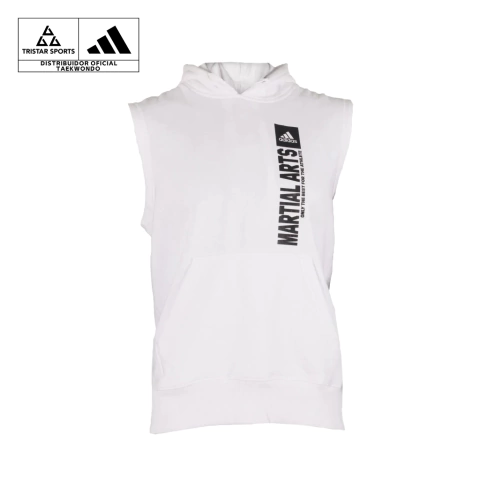 Adidas Sudadera sin Mangas Community 21V Martial Arts (Blanco/Negro) - comprar en línea