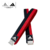 Adidas Cinta Half-Half Poomsae 4.3 cm - Negro/Rojo (Logo en goma sintética) en internet