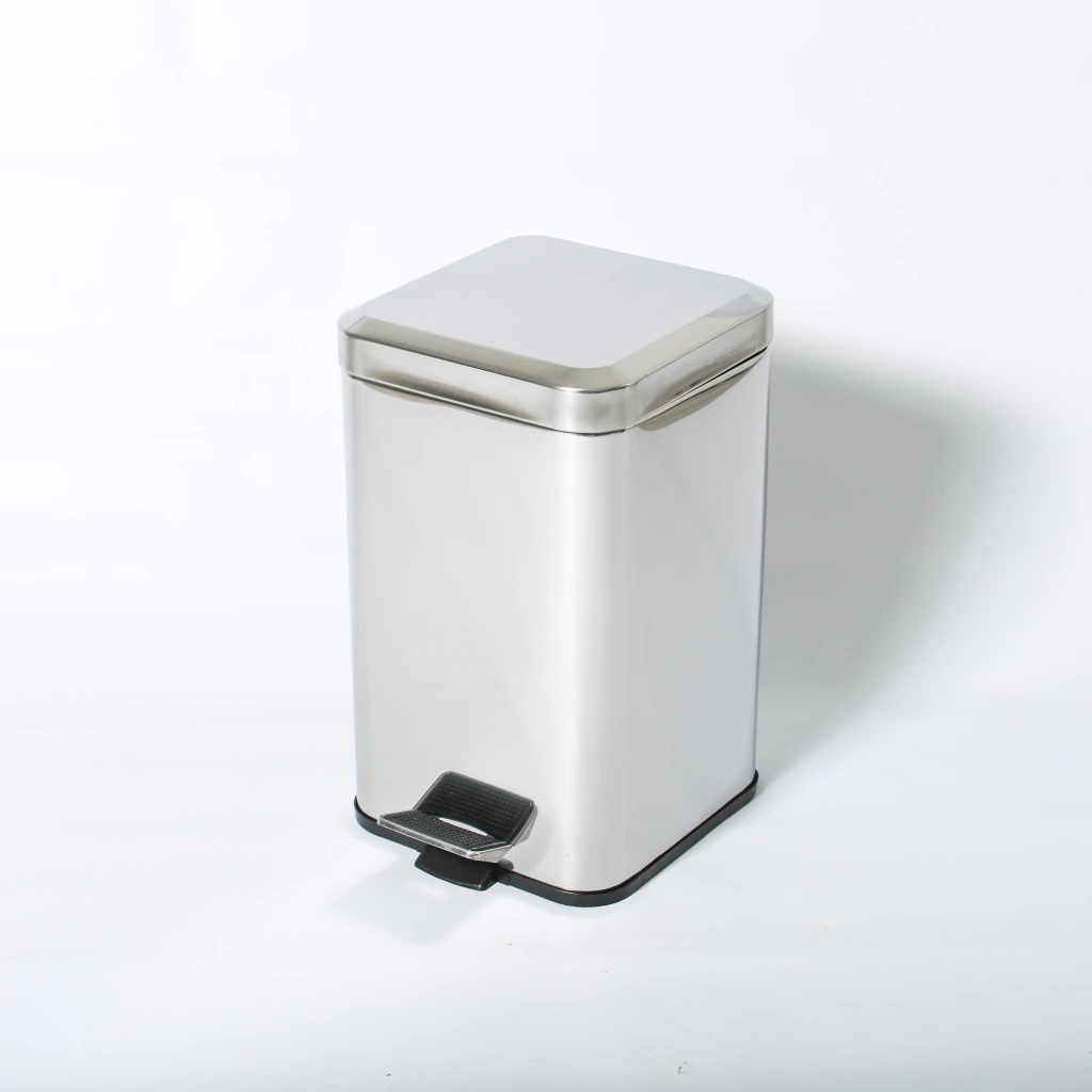 CESTO CUADRADO ACERO INOXIDABLE 20 LITROS
