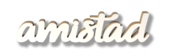 Letras Madera Amistad 9x38cm Corporeo Melamina en internet