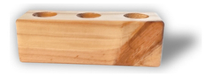 Porta Velas De Madera Fusta Triples x6 unidades en internet