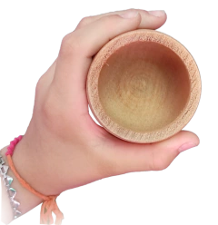 Mates De Algarrobo Lijados o Lustre c/Bombillas X12 Unidades en internet