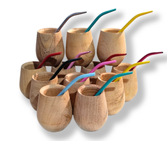 Mate De Algarrobo c/Bombilla Pera grande M2 x Unidad - comprar online