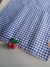 Trilho de mesa Vichy Cereja