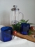 Caneca vidro borossilicato azul - comprar online