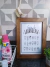 Quadro poster Guia lavanderia - comprar online