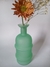 Garrafa vidro fosco verde alta - comprar online