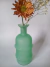 Garrafa vidro fosco verde alta - comprar online