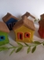 Casinha cerâmica decorativa porta velas - comprar online