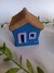 Casinha cerâmica decorativa porta velas - Pijuca Casa e Decor