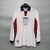 Inglaterra 1998 ~ Camiseta Retro Blanca Mangas Largas