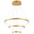 Pendente 3 Arcos de Luz Direta Dourado 75W - comprar online