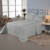 Kit Colcha Cobre Leito Soft Matelado em Costura King 3 Peças Dupla Face - comprar online