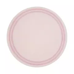 Tapete Quarto Infantil Redondo Moldura Rosa