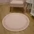 Tapete Quarto Infantil Redondo Moldura Rosa - comprar online