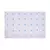 Tapete infantil com fundo branco e poás azuis em diferentes tonalidades, ideal para quartos de crianças.